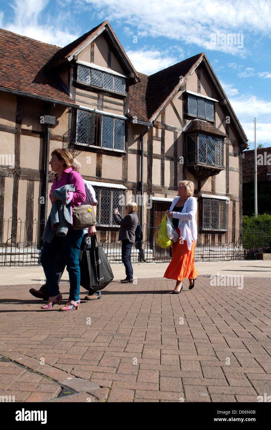 William Shakespeare`s Birthplace Stock Photo